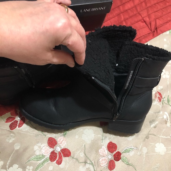 Lane Bryant mid calf boots. Size 10 W. - Picture 4 of 4
